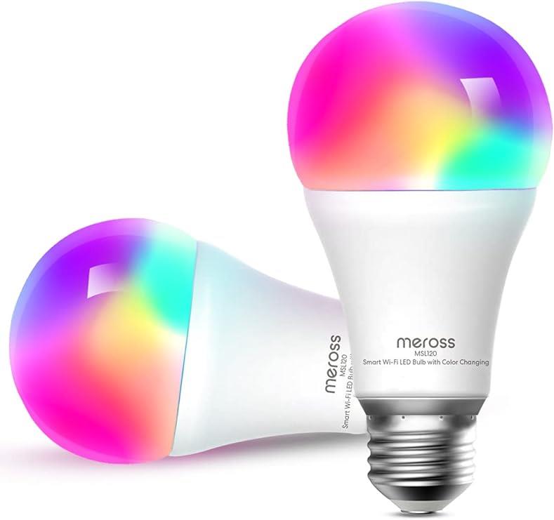 Smart Light Bulb MEROSS Power consumption 9 Watts 200-240V Beam angle 180 degrees MSL120DAHK-EU  MSL120DAHK-EU 6973696563668