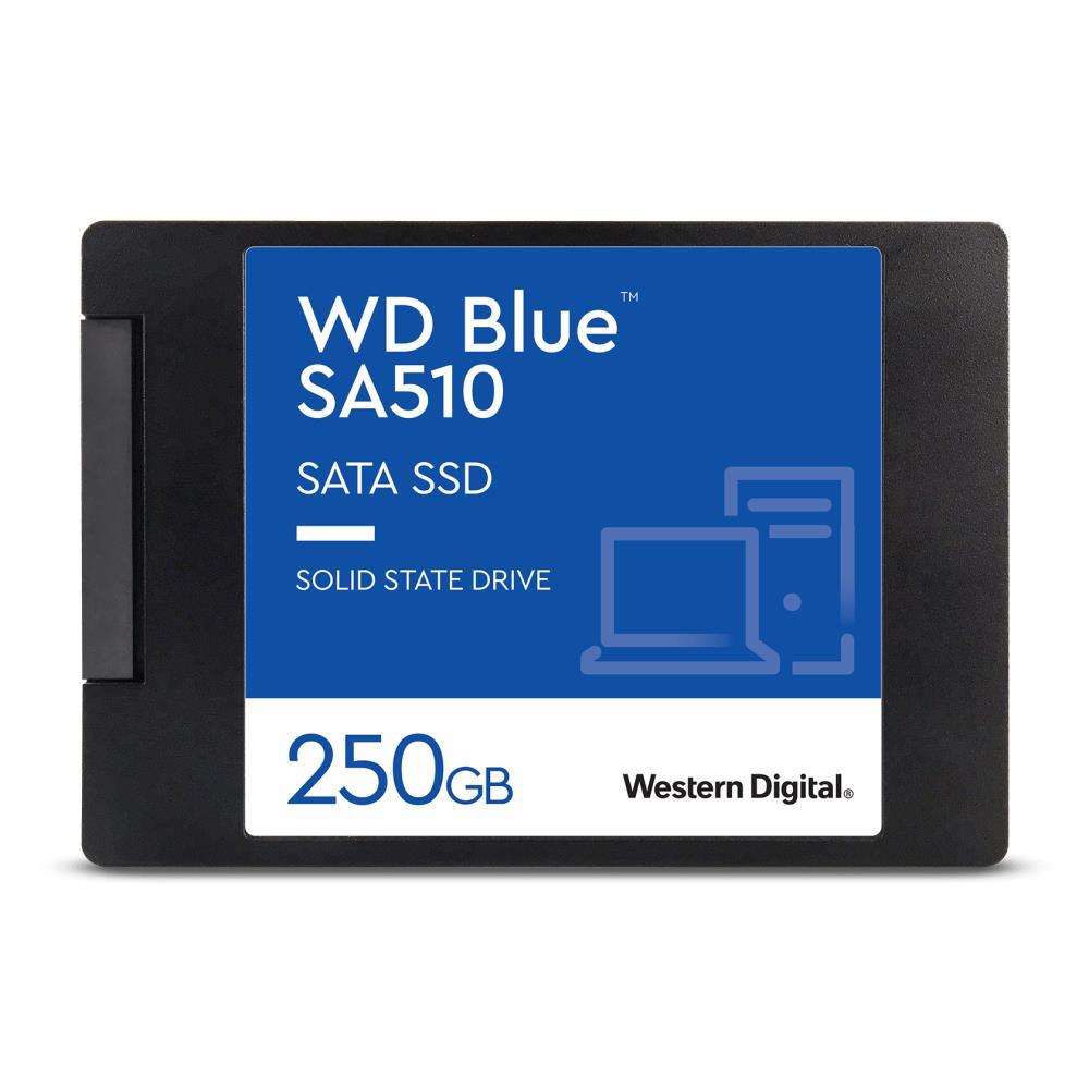 SSD WESTERN DIGITAL Blue SA510 250GB SATA 3.0 Write speed 440 MBytes/sec Read speed 555 MBytes/sec 2