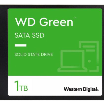 SSD WESTERN DIGITAL Green 1TB SATA 3.0 SLC Read speed 545 MBytes/sec 2