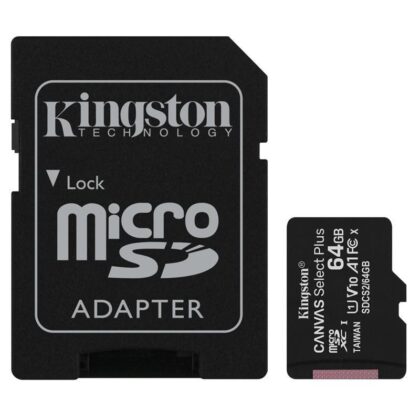 MEMORY MICRO SDXC 64GB UHS-I/W/ADAPTER SDCS2/64GB KINGSTON  SDCS2/64GB 740617298697