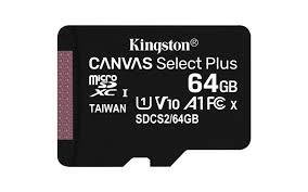 MEMORY MICRO SDXC 64GB UHS-I/SDCS2/64GBSP KINGSTON  SDCS2/64GBSP 740617298963