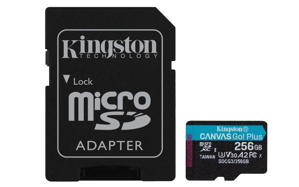 MEMORY MICRO SDXC 256GB UHS-I/W/ADAPTER SDCG3/256GB KINGSTON  SDCG3/256GB 740617301250