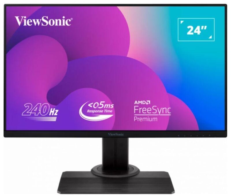 LCD Monitor VIEWSONIC XG2431 24" Business Panel IPS 1920x1080 16:9 240Hz Matte 1 ms Speakers Swivel Pivot Height adjustable Tilt Colour Black XG2431  XG2431 766907011074