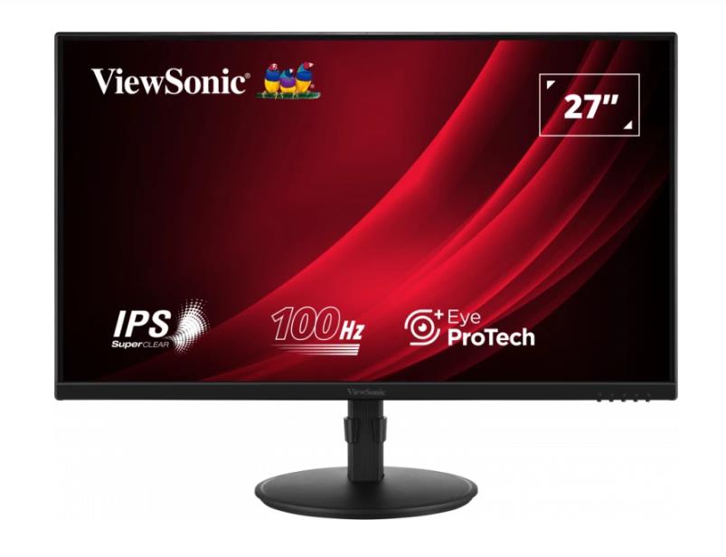 LCD Monitor VIEWSONIC VG2708A 27" Business Panel IPS 1920x1080 16:9 100 Hz 5 ms Swivel Pivot Height adjustable Tilt Colour Black VG2708A  VG2708A 766907024142