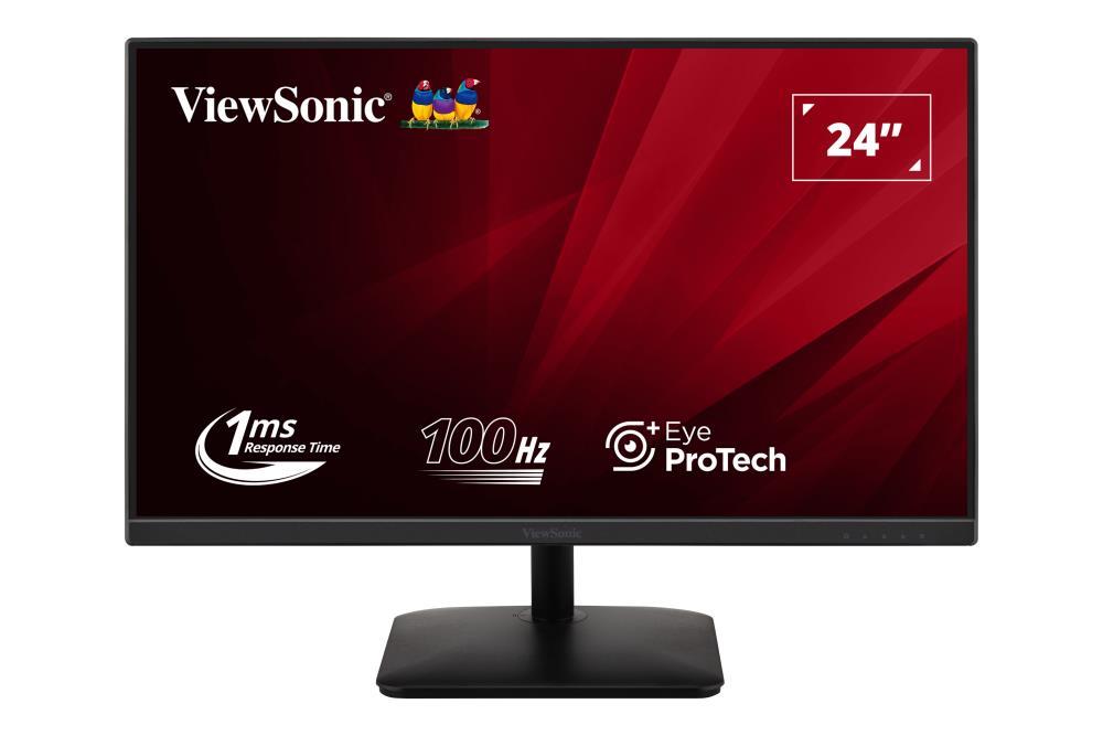 LCD Monitor VIEWSONIC VA2408-MHDB 23.8" Panel IPS 1920x1080 16:9 100Hz Matte 1 ms Speakers Tilt Colour Black VA2408-MHDB  VA2408-MHDB 766907024753