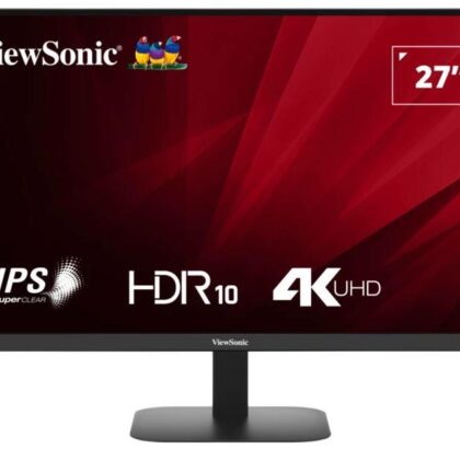 LCD Monitor VIEWSONIC VA2708-4K-HD 27" Panel IPS 3840x2160 16:9 60 Hz Matte 4 ms Tilt Colour Black VA2708-4K-HD  VA2708-4K-HD 766907027167