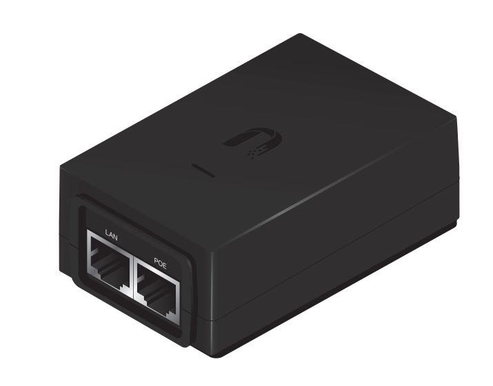 NET POE INJECTOR GBE/POE-48-24W-G UBIQUITI  POE-48-24W-G 810354023088