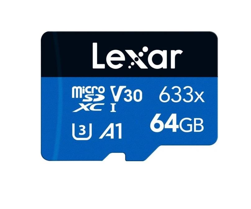 MEMORY MICRO SDXC 64GB UHS-I/LMS0633064G-BNNNG LEXAR  LMS0633064G-BNNNG 843367128891