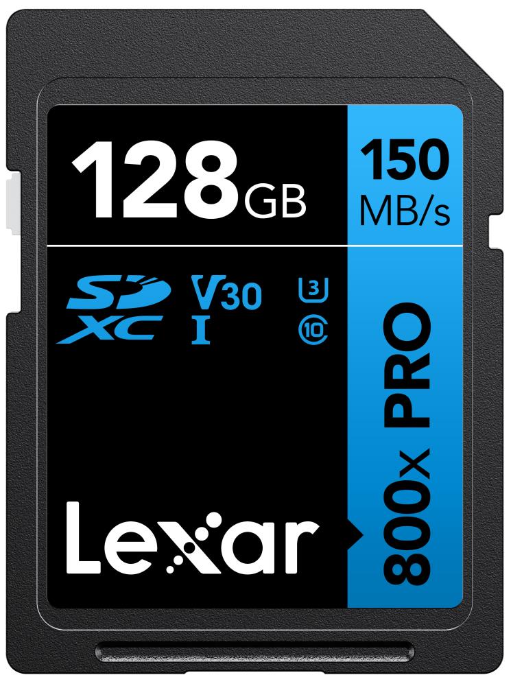 MEMORY SDXC 128GB UHS-I/LSD0800P128G-BNNNG LEXAR  LSD0800P128G-BNNNG 843367130146