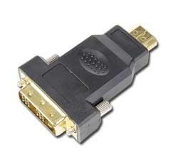 I/O ADAPTER HDMI TO DVI/BULK A-HDMI-DVI-1 GEMBIRD  A-HDMI-DVI-1 8716309043434