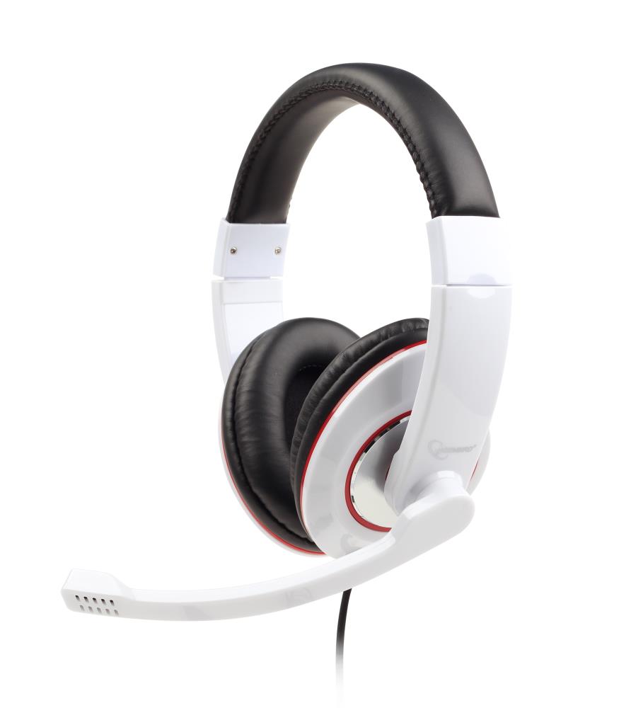 HEADSET STEREO WHITE/MHS-001-GW GEMBIRD  MHS-001-GW 8716309079501