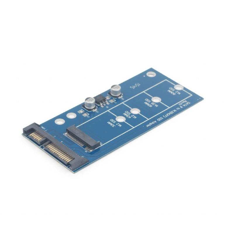 PC ACC M.2 SSD ADAPTER SATA/TO M.2 EE18-M2S3PCB-01 GEMBIRD  EE18-M2S3PCB-01 8716309087834