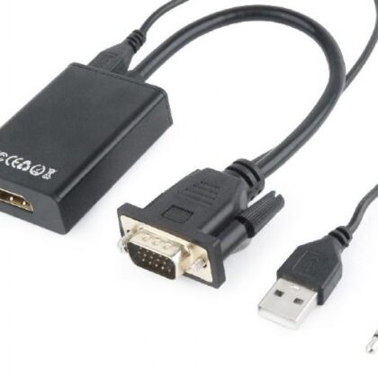 I/O ADAPTER VGA TO HDMI/A-VGA-HDMI-01 GEMBIRD  A-VGA-HDMI-01 8716309098762