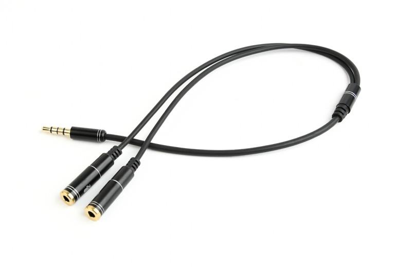 CABLE AUDIO 3.5MM 4-PIN TO/3.5MM S+MIC CCA-417M GEMBIRD  CCA-417M 8716309100519