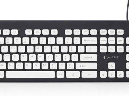 KEYBOARD CHOCOLATE USB ENG/BLACK KB-CH-01 GEMBIRD  KB-CH-01 8716309103770