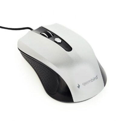 MOUSE USB OPTICAL BLACK/SILVER/MUS-4B-01-BS GEMBIRD  MUS-4B-01-BS 8716309104081