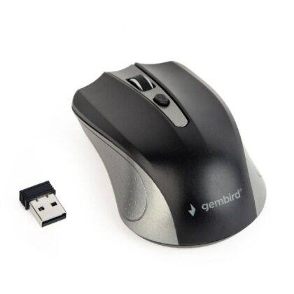 MOUSE USB OPTICAL WRL GREY/BLACK MUSW-4B-04-GB GEMBIRD  MUSW-4B-04-GB 8716309104104