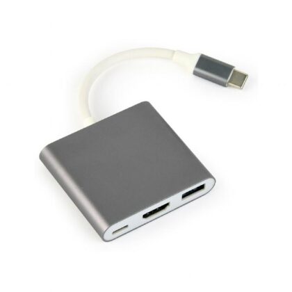 I/O ADAPTER USB-C TO HDMI/USB3/USB-C A-CM-HDMIF-02-SG GEMBIRD  A-CM-HDMIF-02-SG 8716309112055