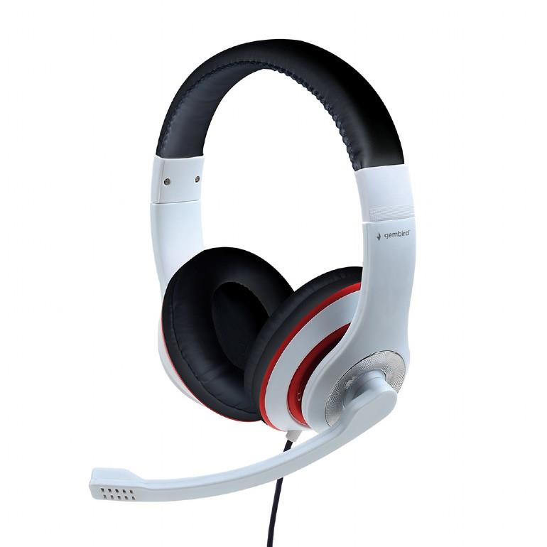 HEADSET STEREO WHITE/MHS-03-WTRDBK GEMBIRD  MHS-03-WTRDBK 8716309113663