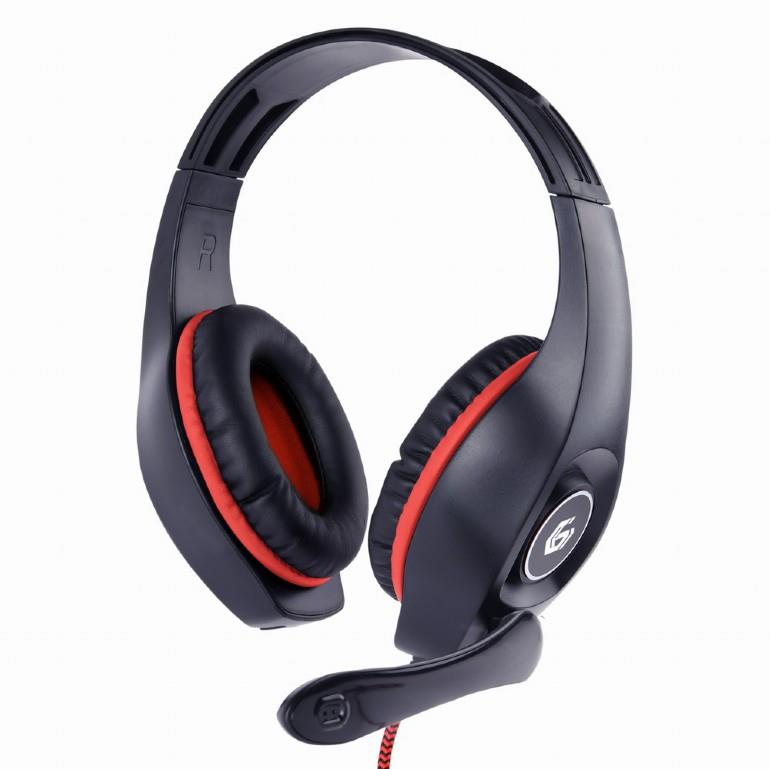 HEADSET GAMING/RED/BLACK GHS-05-R GEMBIRD  GHS-05-R 8716309117029