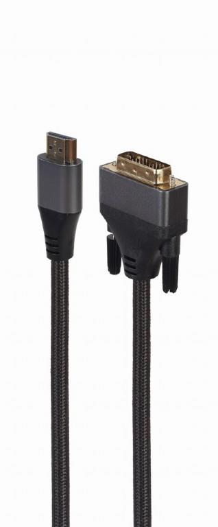 CABLE HDMI-DVI 1.8M/CC-HDMI-DVI-4K-6 GEMBIRD  CC-HDMI-DVI-4K-6 8716309119009