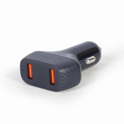 MOBILE CHARGER CAR USB 2PORT/QC3.0 TA-U2QC3-CAR-01 GEMBIRD  TA-U2QC3-CAR-01 8716309119412