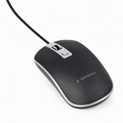 MOUSE USB OPTICAL BLACK/SILVER/MUS-4B-06-BS GEMBIRD  MUS-4B-06-BS 8716309122207