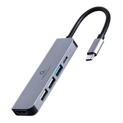 I/O ADAPTER USB-C TO HDMI/USB3/5IN1 A-CM-COMBO5-03 GEMBIRD  A-CM-COMBO5-03 8716309124263