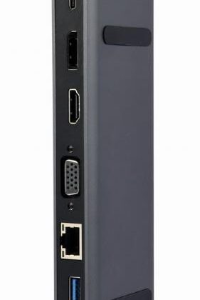 I/O ADAPTER USB-C TO HDMI/USB3/9IN1 A-CM-COMBO9-02 GEMBIRD  A-CM-COMBO9-02 8716309124331