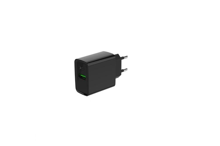 CHARGER USB UNIVERSAL QC3.0/TA-UC-PDQC20-01-BK GEMBIRD  TA-UC-PDQC20-01-BK 8716309128643