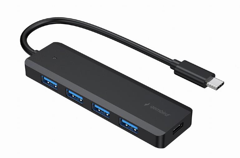 I/O HUB USB-C 4PORT/UHB-CM-U3P4P-01 GEMBIRD  UHB-CM-U3P4P-01 8716309128834