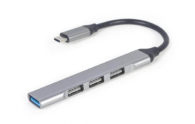 I/O HUB USB-C 4PORT/UHB-CM-U3P1U2P3-03 GEMBIRD  UHB-CM-U3P1U2P3-03 8716309130851