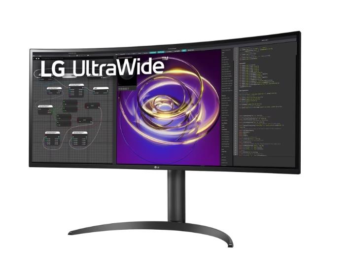 LCD Monitor LG 34WP85CP-B 34" Curved/21 : 9 Panel IPS 3440x1440 21:9 5 ms Speakers Tilt 34WP85CP-B  34WP85CP-B 8806091970886