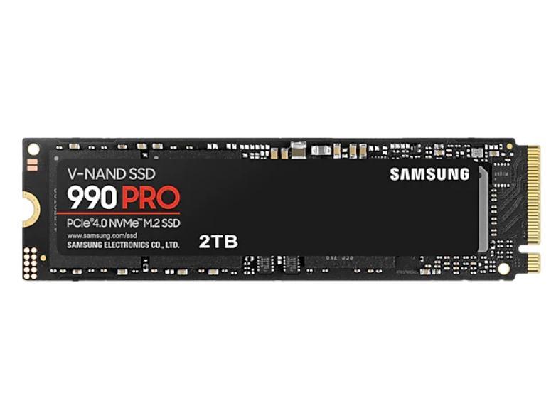 SSD SAMSUNG 990 PRO 2TB M.2 PCIE NVMe MLC Write speed 6900 MBytes/sec Read speed 7450 MBytes/sec 2.3mm TBW 1200 TB MTBF 1500000 hours MZ-V9P2T0BW  MZ-V9P2T0BW 8806094215038