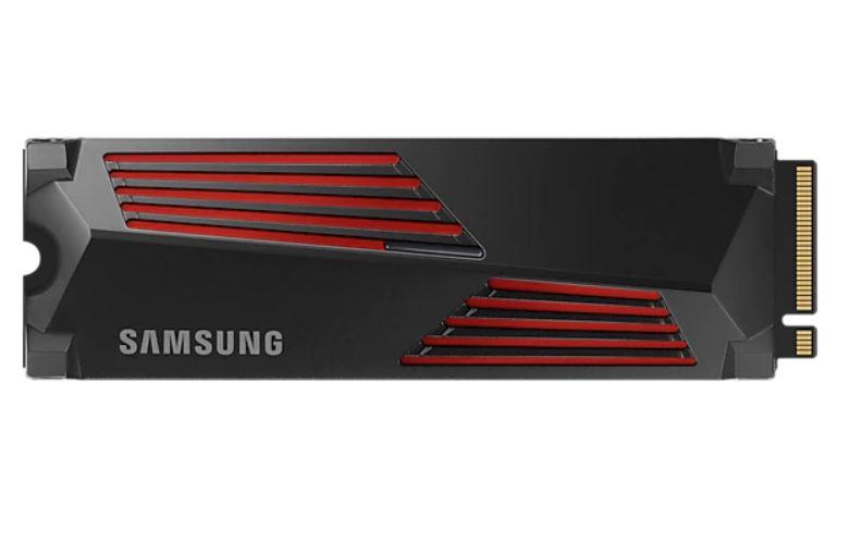 SSD SAMSUNG 990 PRO with Heatsink 1TB M.2 PCIE NVMe MLC Write speed 6900 MBytes/sec Read speed 7450 MBytes/sec 2.3mm TBW 600 TB MTBF 1500000 hours MZ-V9P1T0CW  MZ-V9P1T0CW 8806094413748