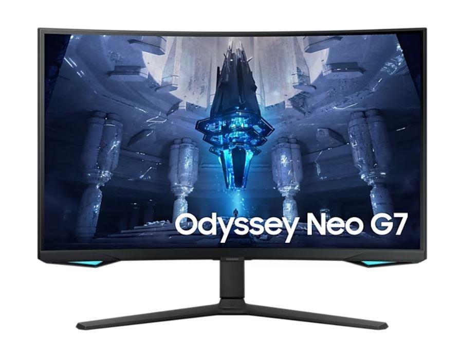 LCD Monitor SAMSUNG Odyssey Neo G7 32" Gaming/4K/Curved Panel VA 3840x2160 16:9 165Hz 1 ms Swivel Pivot Height adjustable Tilt Colour Black LS32BG750NPXEN  LS32BG750NPXEN 8806094796568