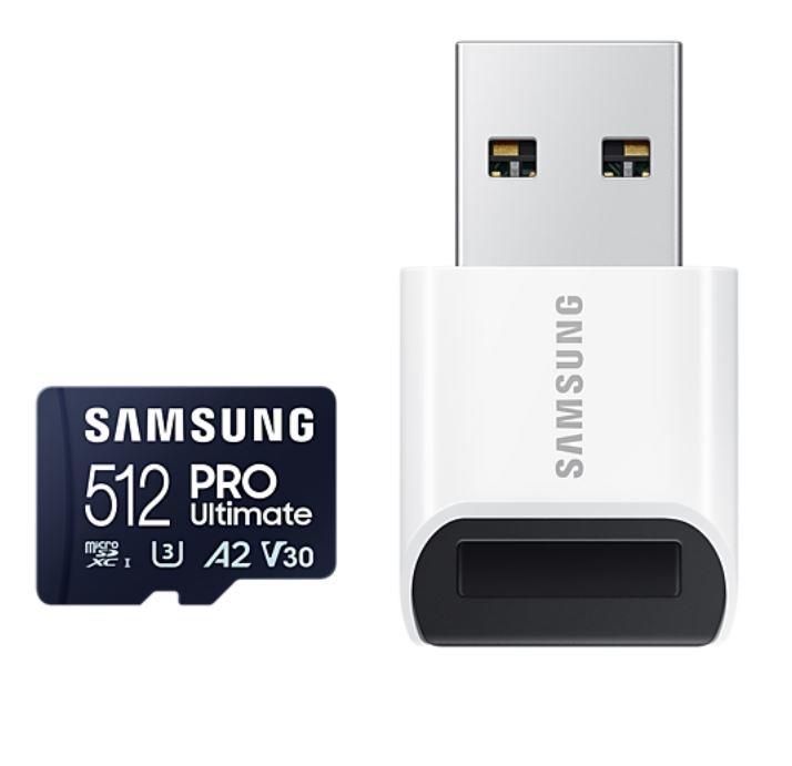 MEMORY MICRO SDXC 512GB/W/READER MB-MY512SB/WW SAMSUNG  MB-MY512SB/WW 8806094957242