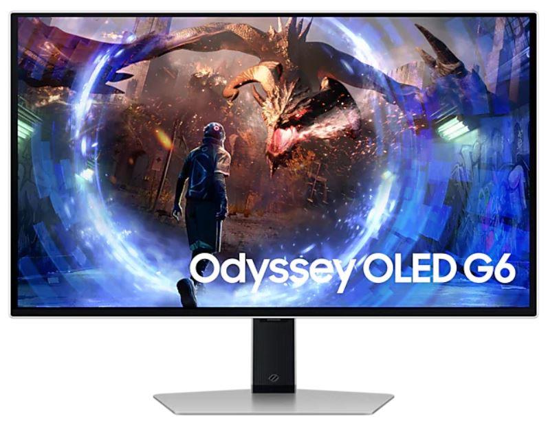 Monitor SAMSUNG 27" Gaming Panel OLED 2560x1440 16:9 0.03 ms Swivel Pivot Height adjustable Tilt Colour Silver LS27DG602SUXEN  LS27DG602SUXEN 8806095503165