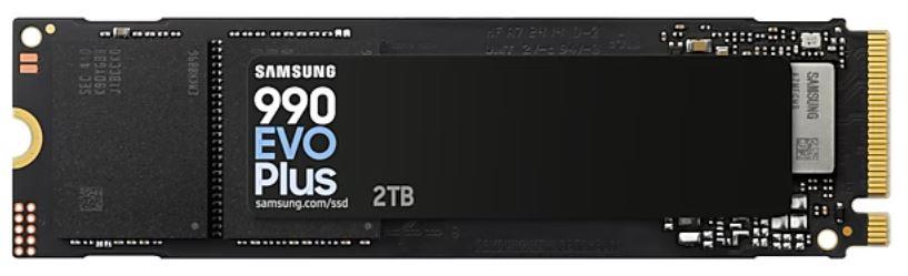 SSD SAMSUNG 990 EVO Plus 2TB M.2 PCIe Gen5 NVMe TLC Write speed 6300 MBytes/sec Read speed 7250 MBytes/sec 2.38mm TBW 1200 TB MZ-V9S2T0BW  MZ-V9S2T0BW 8806095575650