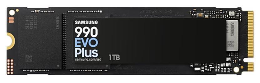 SSD SAMSUNG 990 EVO Plus 1TB M.2 PCIe Gen5 NVMe TLC Write speed 6300 MBytes/sec Read speed 7150 MBytes/sec 2.38mm TBW 1200 TB MZ-V9S1T0BW  MZ-V9S1T0BW 8806095575674