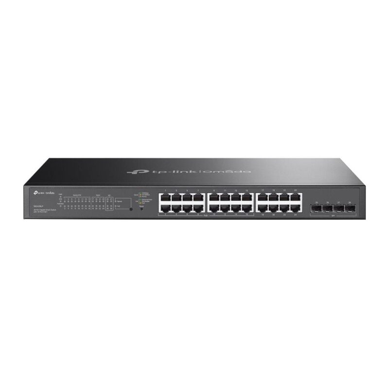 Switch TP-LINK Omada SG2428LP Desktop/pedestal Rack 24x10Base-T / 100Base-TX / 1000Base-T 4xSFP PoE ports 8 PoE+ ports 16 150 Watts SG2428LP  SG2428LP 8885020620832