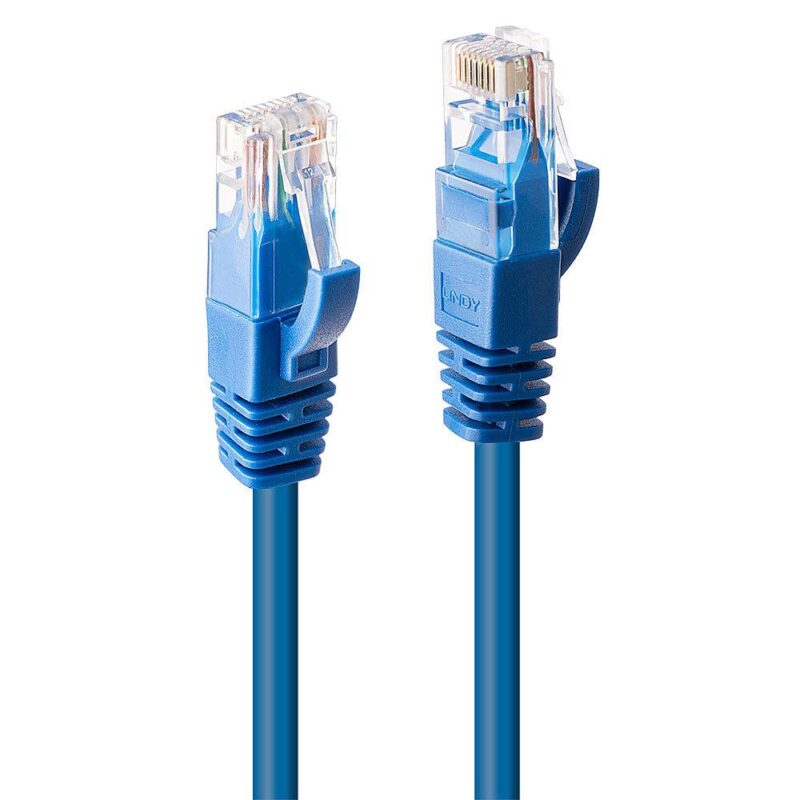 CABLE CAT6 U/UTP 0.5M/BLUE 48016 LINDY  48016 4002888480161