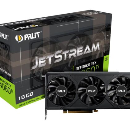 Graphics Card PALIT NVIDIA GeForce RTX 4060 Ti 16 GB GDDR6 128 bit PCIE 4.0 16x GPU 2310 MHz Triple slot Fansink 1xHDMI 3xDisplayPort NE6406T019T1-1061J  NE6406T019T1-1061J 4710562244106