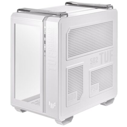 Case ASUS TUF Gaming GT502 TG MidiTower Not included ATX MicroATX MiniITX Colour White GT502TUFGAMINGTGWHITE  GT502TUFGAMINGTGWHITE 4711081943013