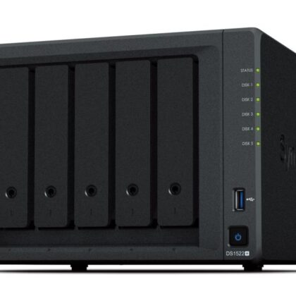 NAS STORAGE TOWER 5BAY 2XM.2/NO HDD USB3 DS1522+ SYNOLOGY  DS1522+ 4711174724468