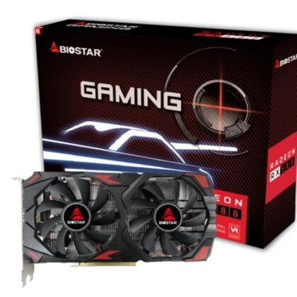 Graphics Card BIOSTAR AMD Radeon RX 580 8 GB GDDR5 256 bit PCIE 3.0 16x Memory 1274 MHz 1xHDMI 2xDisplayPort VA5815RQ82  VA5815RQ82 4712960687882