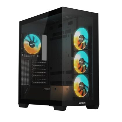 Case GIGABYTE GB-C500P ST MidiTower Case product features Transparent panel ATX MicroATX MiniITX Colour Black GB-C500PST  GB-C500P ST 4719331555023