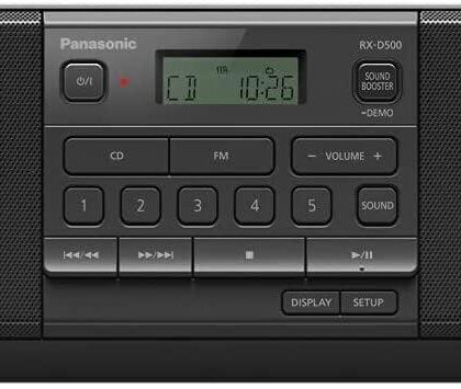 CD/RADIO/USB/BLUETH SYSTEM/RX-D500EG-K PANASONIC  RX-D500EG-K 5025232915309