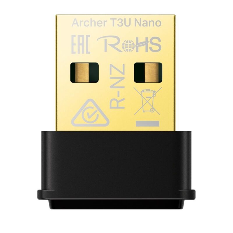 WRL ADAPTER 1300MBPS USB/ARCHER T3U NANO TP-LINK  ARCHERT3UNANO 6935364072667