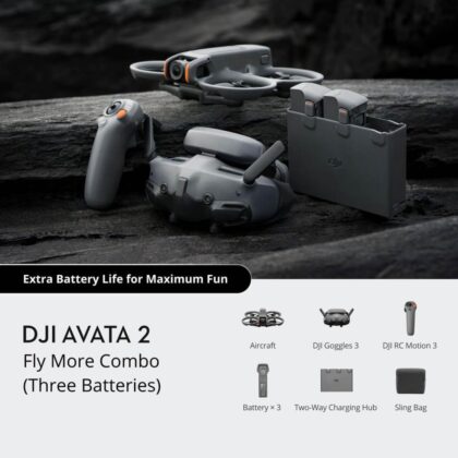 Drone DJI Avata 2 Fly More Combo (Three Batteries) Consumer CP.FP.00000151.05  CP.FP.00000151.05 6941565980120